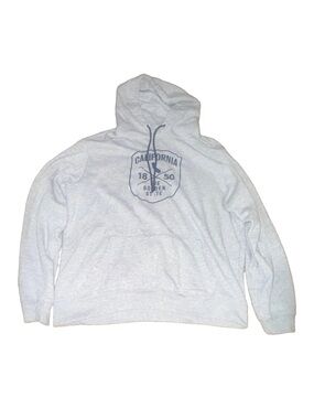 Light Gray California Graphic Pullover Hoodie